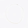 S999 pure silver small square necklace for women, Korean version, light luxury and simple bare chain, a few ounces of broken silver collarbone chain neck chain Item Picture